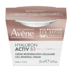 Avène Hyaluron Activ B3 Ricarica - Crema giorno rigenerante e rimpolpante per il viso, 50 ml