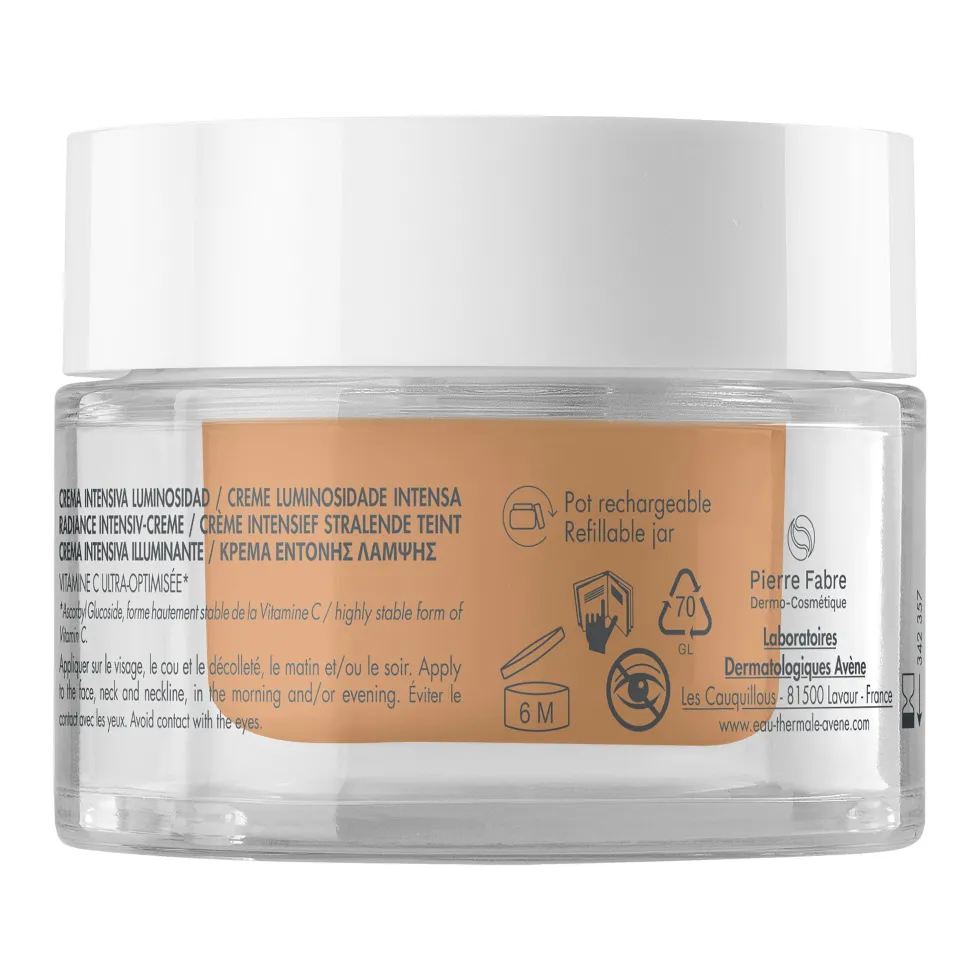 Avène Vitamin Activ Cg - Crema viso illuminante per ridurre le rughe e le macchie, 50 ml