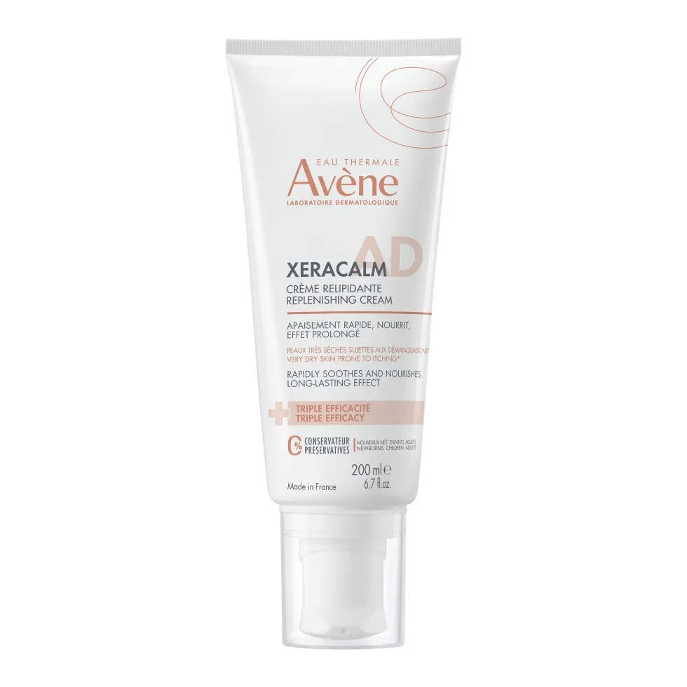 Avène XeraCalm A.D - Crema liporestitutiva per la pelle molto secca e a tendenza atopica, 200 ml