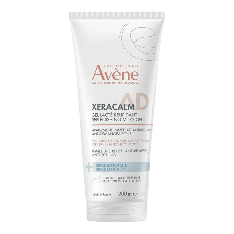 Avène Xeracalm AD Gel Latte liporestitutivo per la pelle secca e atopica, 200 ml