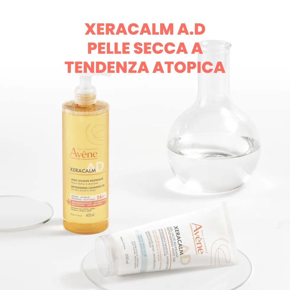 Avène Xeracalm AD Gel Latte liporestitutivo per la pelle secca e atopica, 200 ml