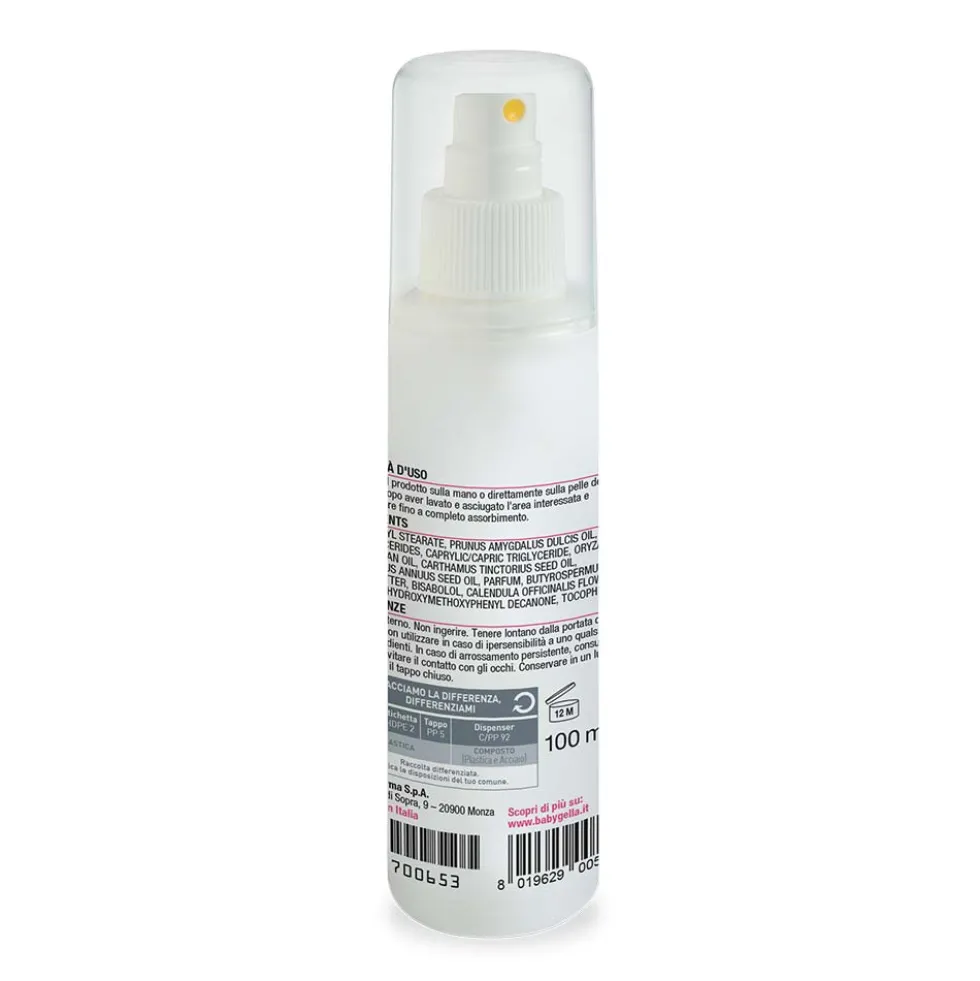 Babygella Prebiotic - Olio Spray per il Corpo, 100ml