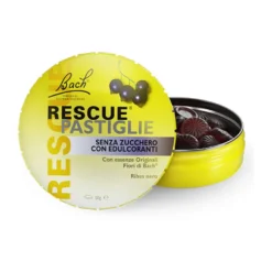 Bach Rescue Pastiglie gusto ribes nero - Rimedio naturale calmante per lo stress, 50 g
