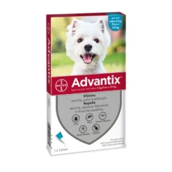 Bayer Advantix Spot-On Antipulci Antipidocchi Cani da 4 a 10 kg, 1 pipetta