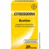 Bayer Citrosodina - Integratore digestivo effervescente per la pesantezza di stomaco, 20 bustine