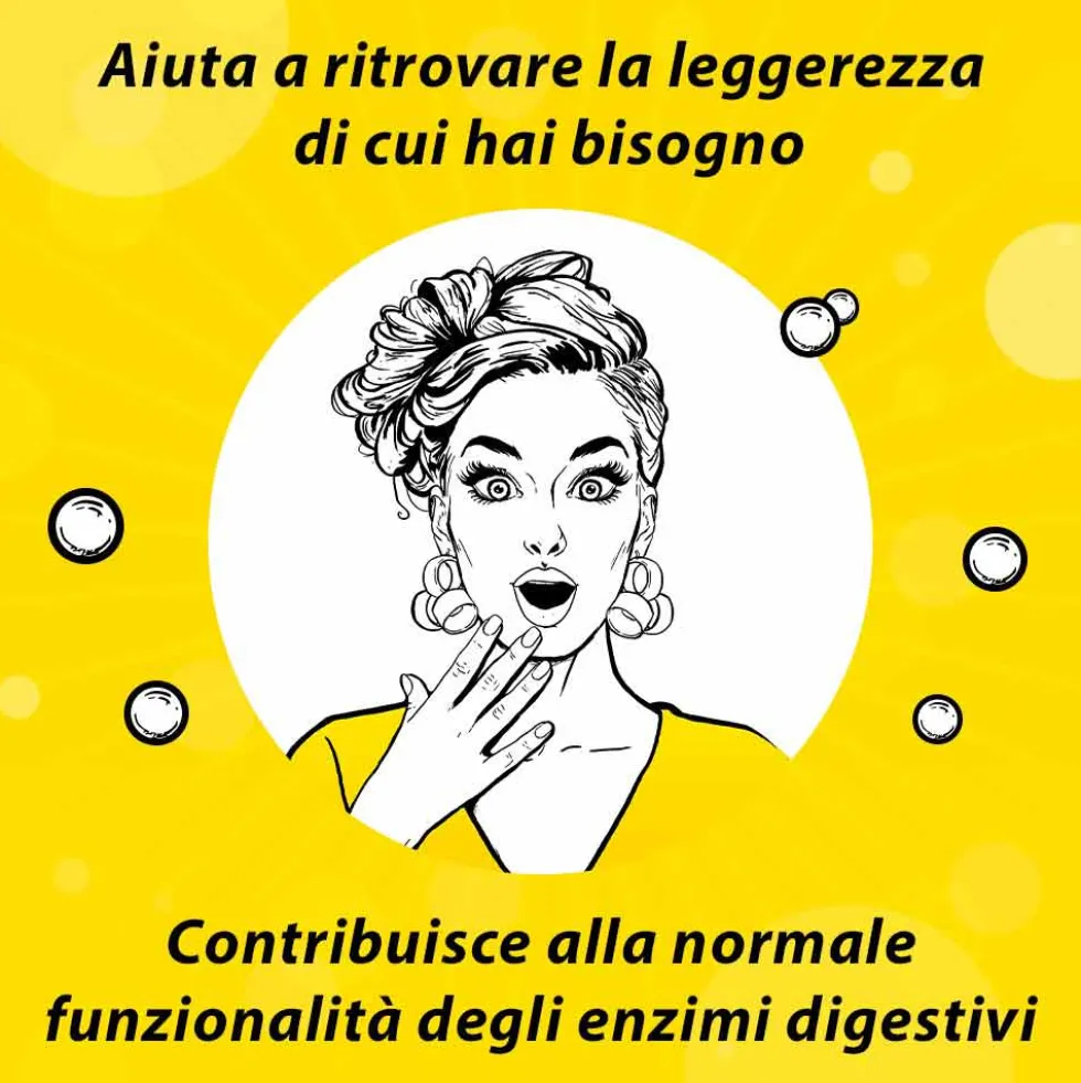 Bayer Citrosodina - Integratore digestivo effervescente per la pesantezza di stomaco, 20 bustine