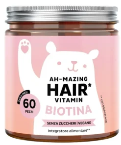 Bears with Benefits Ah-Mazing Hair Vitamin Integratore per i capelli, 60 caramelle gommose