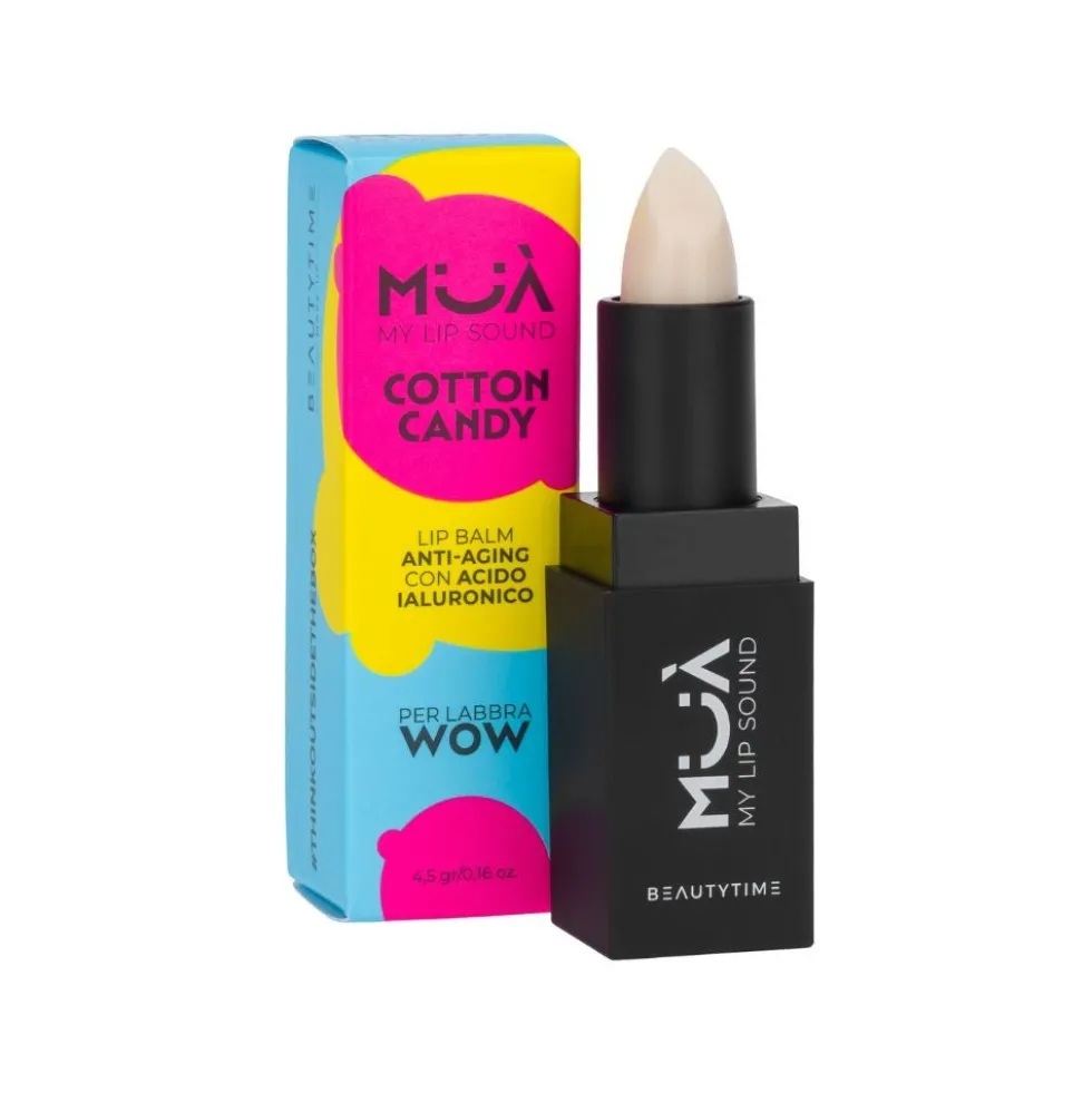 Beauty Time Cotton Candy Lip Balm Balsamo Labbra Idratante e Anti- Età, 4.5g