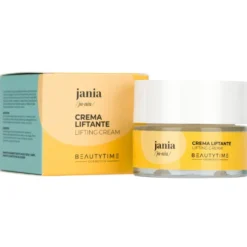 Beautytime Jania - Crema viso liftante e antiossidante con acido ialuronico, 50 ml