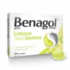 Benagol Limone Senza Zucchero Antisettico del Cavo Orale, 36 Pastiglie