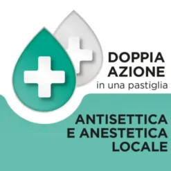 Benagol Pastiglie Gusto Mentolo Eucaliptolo Antisettico del Cavo Orale, 24 Pastiglie