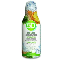 Benefit 5D Depuradren Ananas - Integratore alimentare per il drenaggio e la depurazione, 500 ml