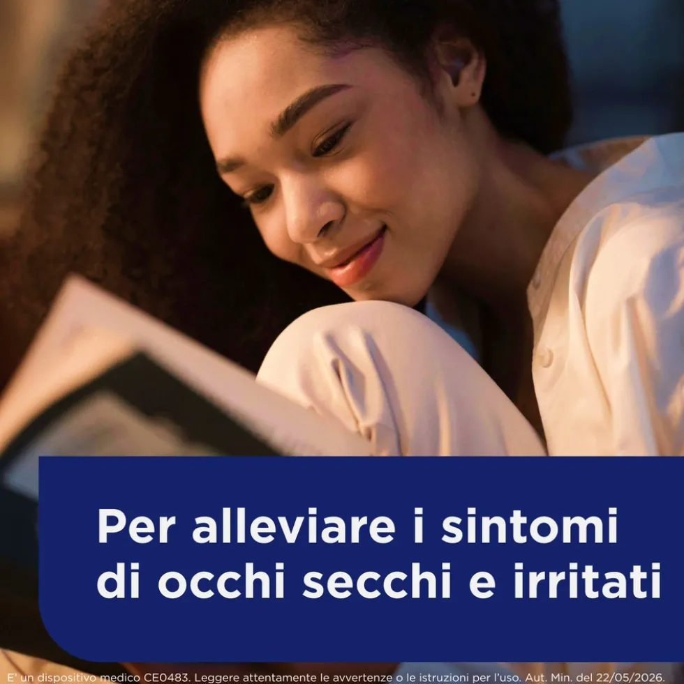 Bepanthenol Collirio Soluzione lubrificante senza conservanti per la secchezza oculare, 10 ml