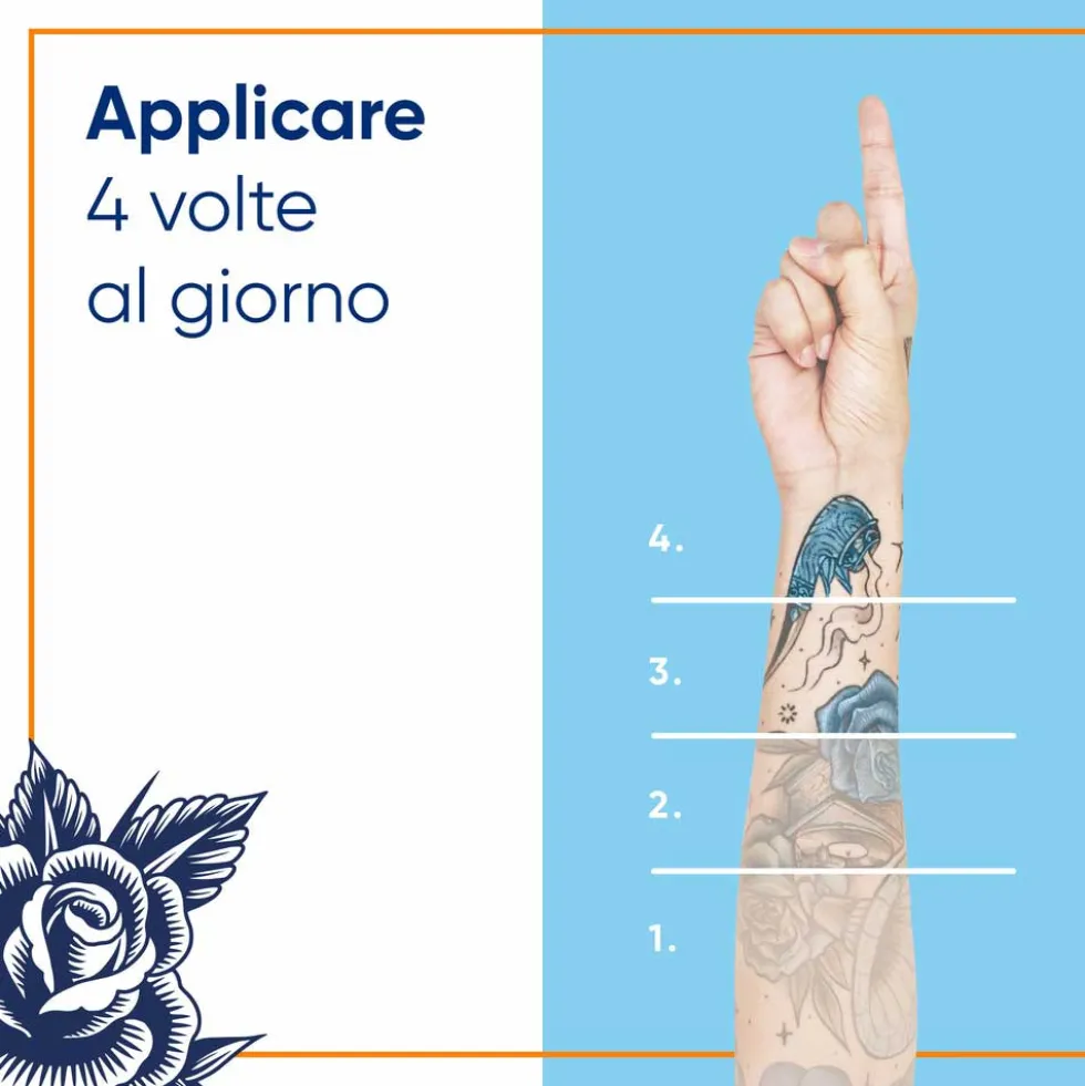 Bepanthenol Tattoo Pasta Trattamento Intensivo Tatuaggio con Pantenolo, 100g