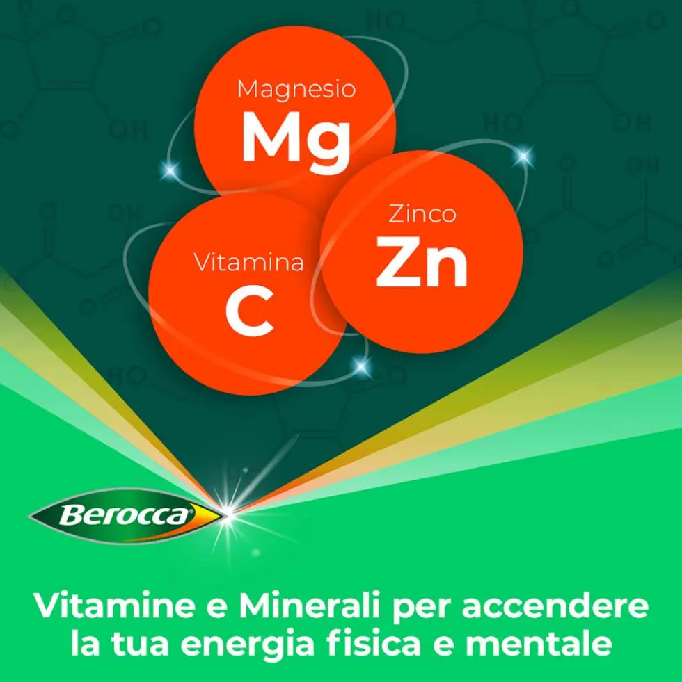 Berocca Plus Integratore Vitamine Minerali per Energia e Concentrazione, 30 Cpr