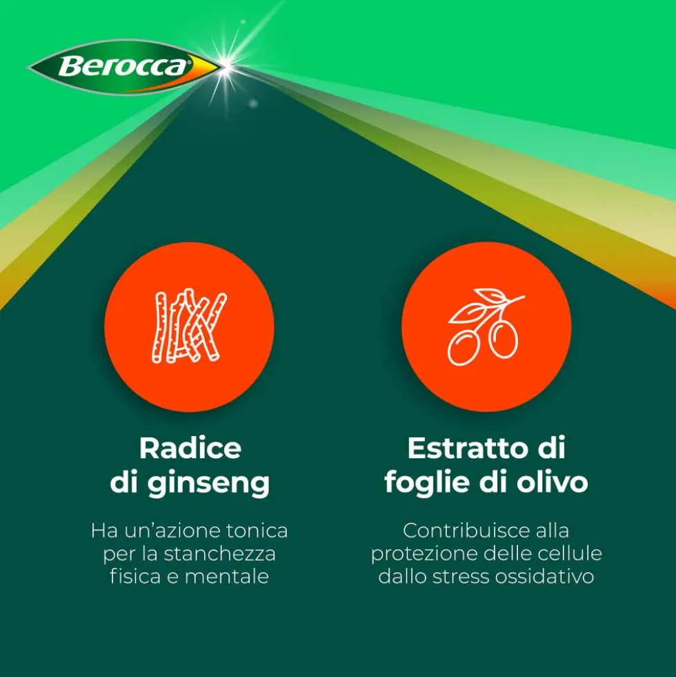 Berocca Plus Integratore Vitamine Minerali per Energia e Concentrazione, 30 Cpr