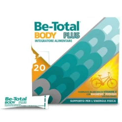 Be-Total Body Plus - Integratore di vitamine B, magnesio e potassio per l'energia, 20 bustine