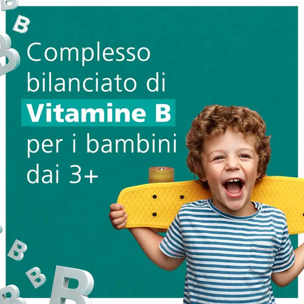 Be-Total Sciroppo Integratore Vitamina B Difese Immunitarie Bambini Limone,100ml