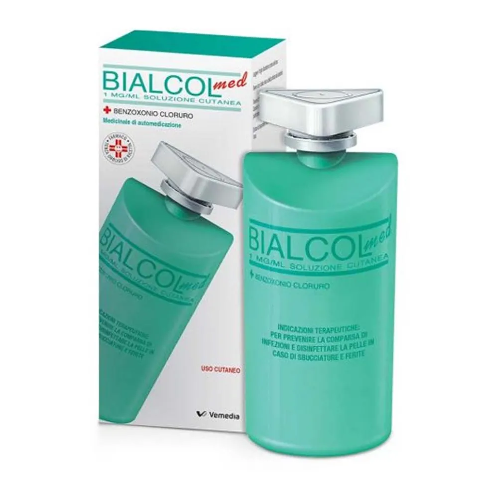Bialcol Med 0,1% Soluzione Cutanea Antisepsi e Disinfezione della Cute, 300ml
