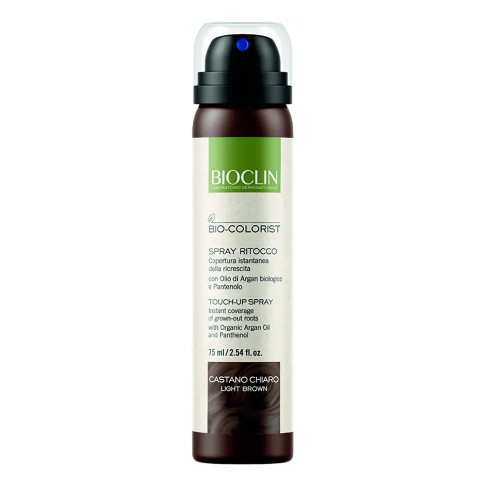 BioClin Bio-Colorist - Spray Ritocco colore Castano Chiaro, 75ml