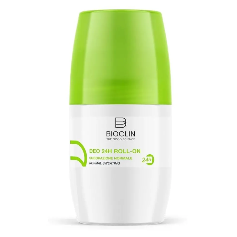 Bioclin Deo Pro 24H Roll-On Deodorante per pelli normali e sensibili, 50 ml