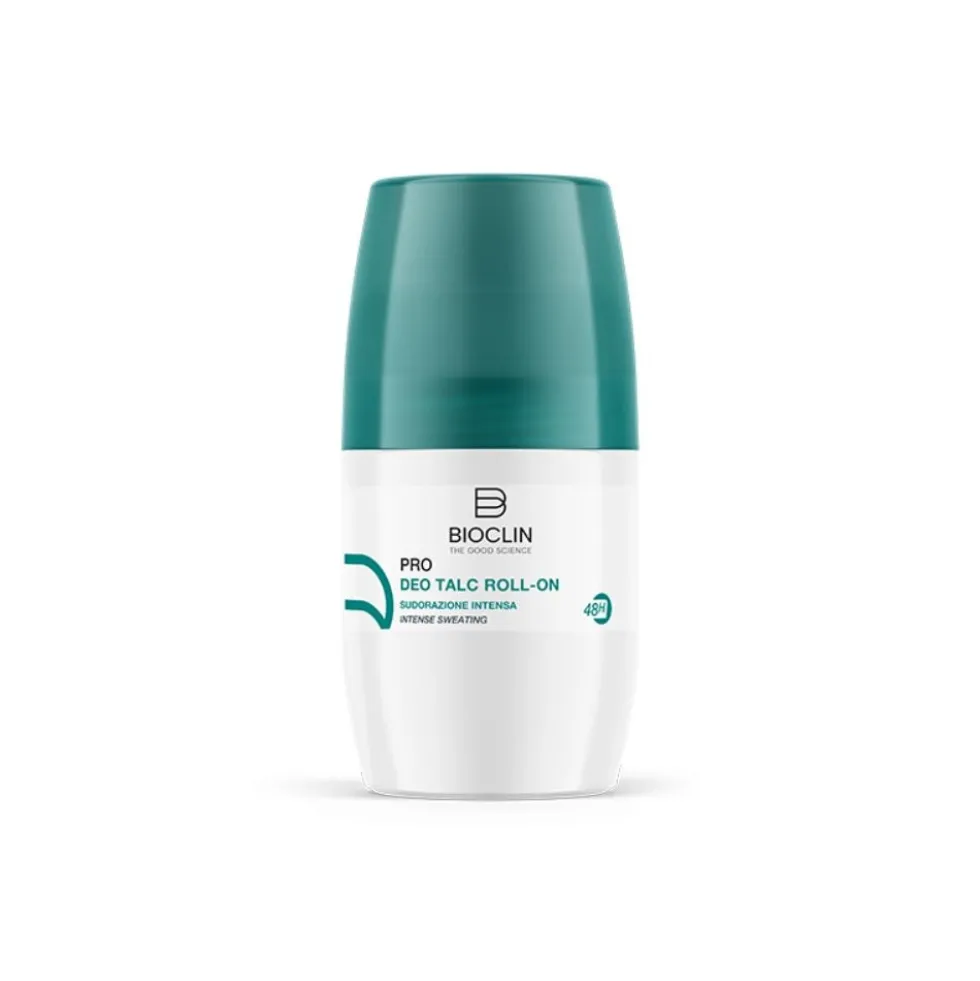 BioClin Pro Deo Talc 48H - Deodorante roll-on per la sudorazione intensa, 50 ml