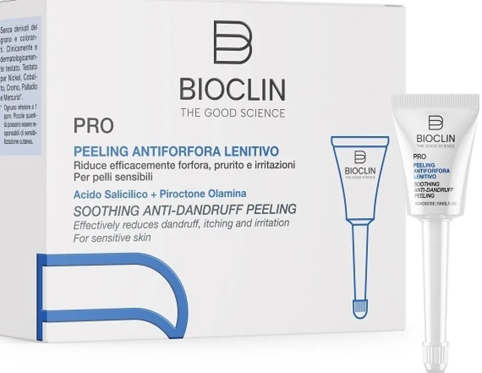 Bioclin PRO Peeling Trattamento Lenitivo Antiforfora, 6 tubi
