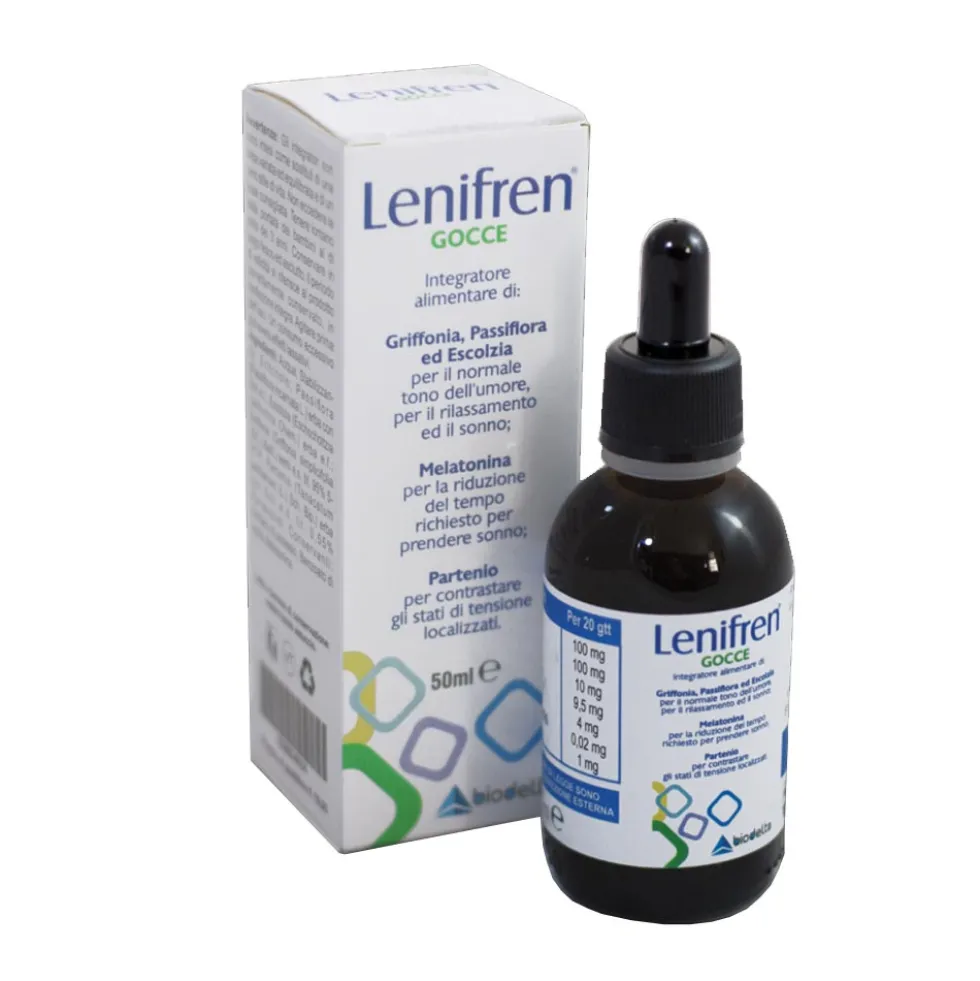 Biodelta Lenifren Integratore Alimentare in Gocce, 50ml