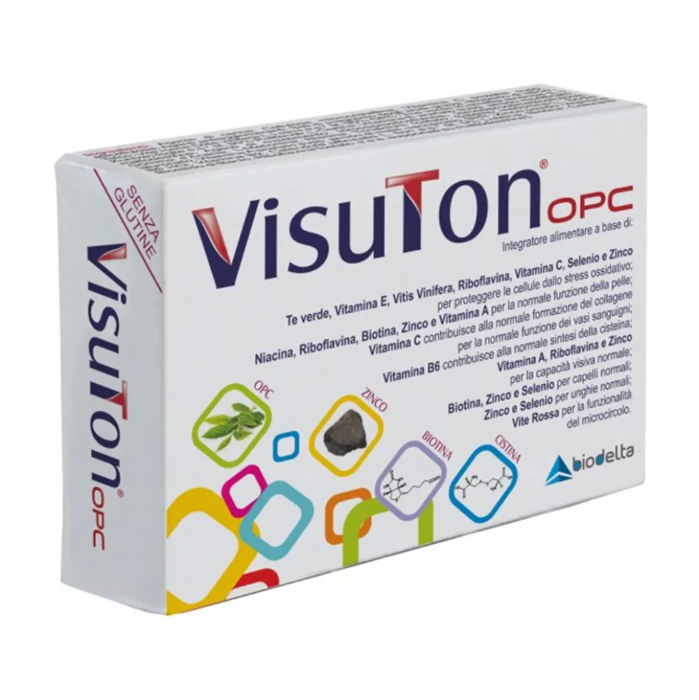 Biodelta Visuton OPC Integratore Alimentare, 30 Compresse