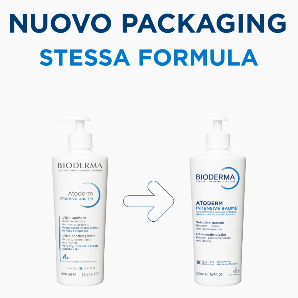 Bioderma Atoderm - Intensive Baume Balsamo Intensivo Relipidante, 500ml