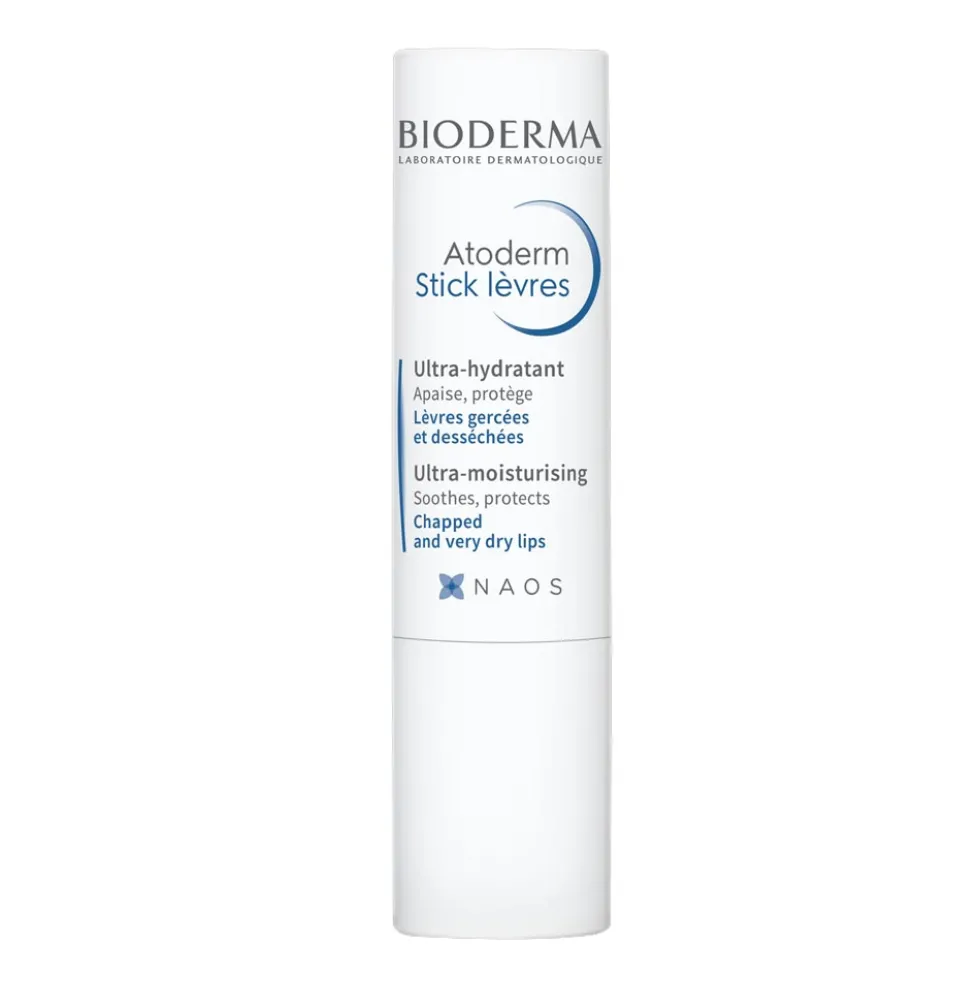 Bioderma Atoderm - Stick Levres Stick Labbra Lenitivo e Idratante, 4g