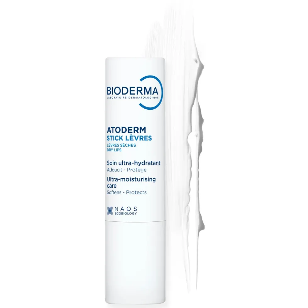 Bioderma Atoderm - Stick Levres Stick Labbra Lenitivo e Idratante, 4g