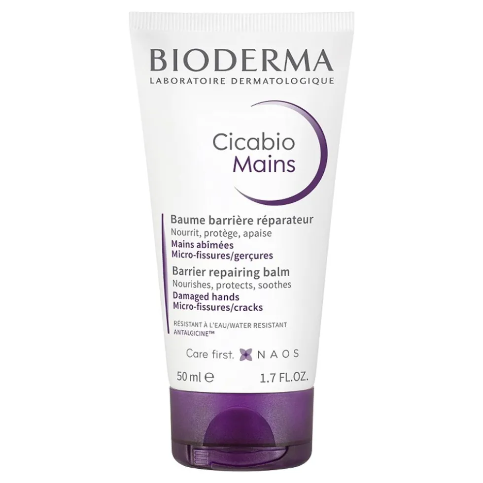 Bioderma Cicabio - Balsamo Mani Riparatore Barriera, 50ml