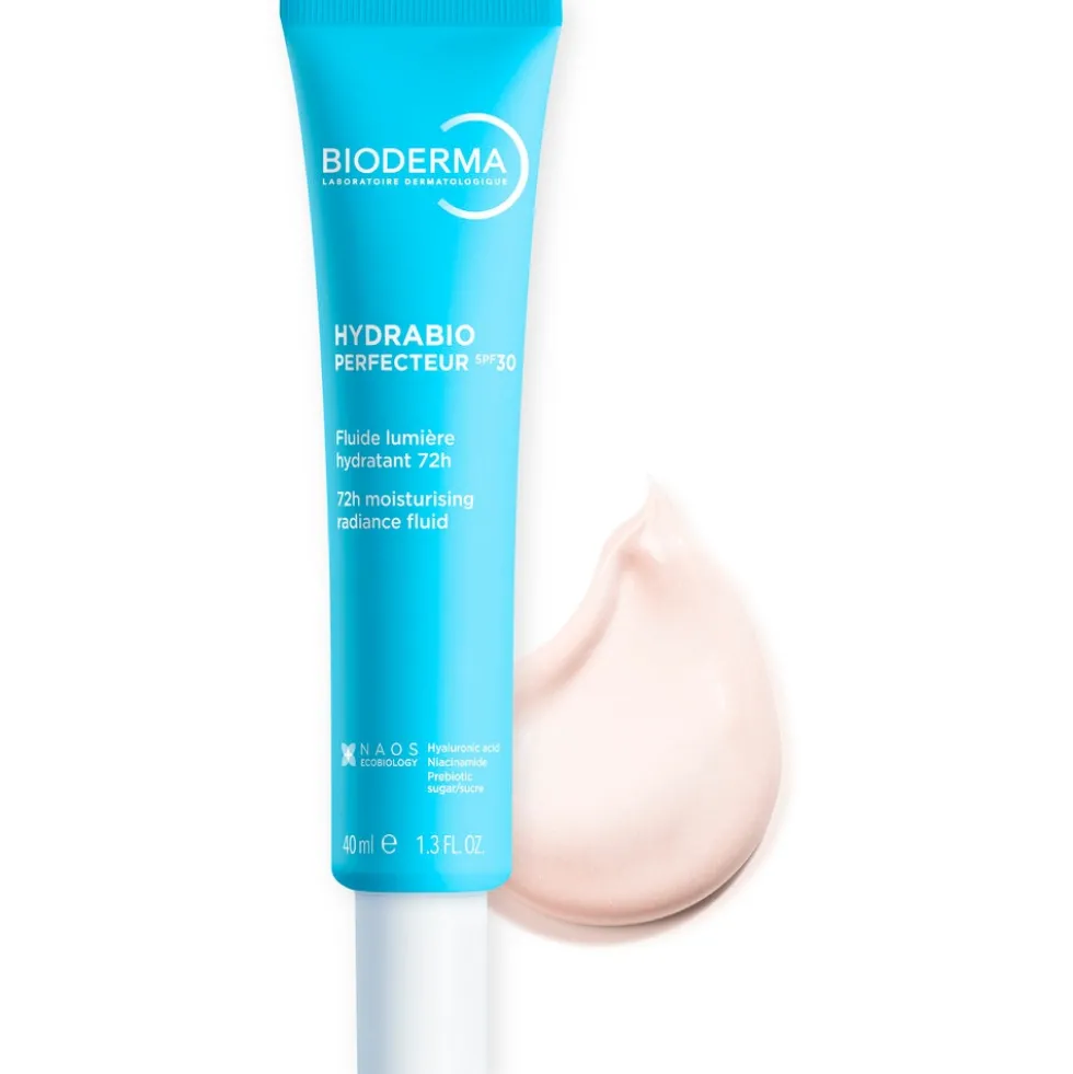 Bioderma Hydrabio Perfecteur SPF30 Fluido idratante e illuminante per il viso, 40ml