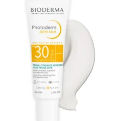 Bioderma Photoderm - AKN Mat SPF30 Solare Opacizzante per Pelle Acneica, 40ml