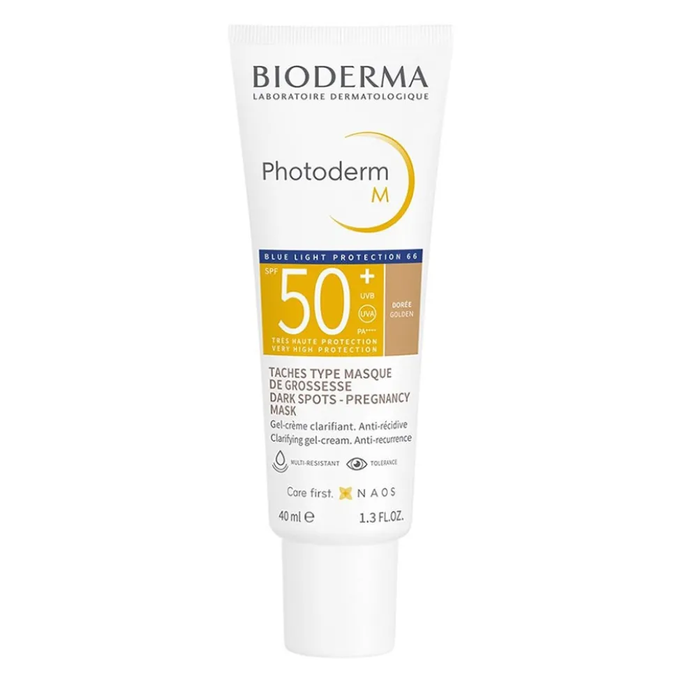 Bioderma Photoderm - M SPF50+ Protezione Molto Alta Tonalità Dorata, 40ml