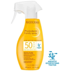Bioderma Photoderm - Spray Invisibile SPF50+ Protezione Molto Alta Viso e Corpo, 300ml