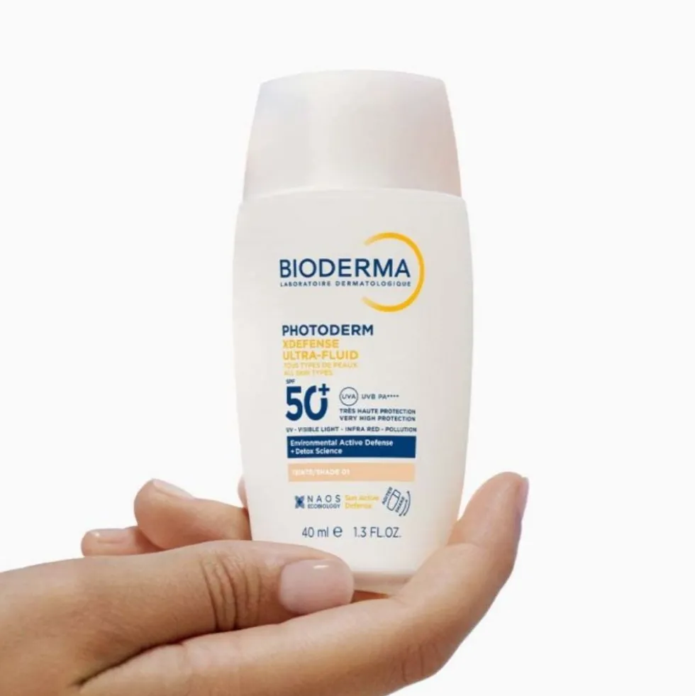 Bioderma Photoderm - XDefense Ultra-Fluid SPF50+ Tinta 01 Protezione Solare Colorata, 40ml