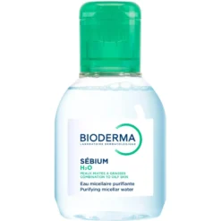 Bioderma Sébium H2O - Acqua micellare struccante per le pelli miste o grasse, 100 ml