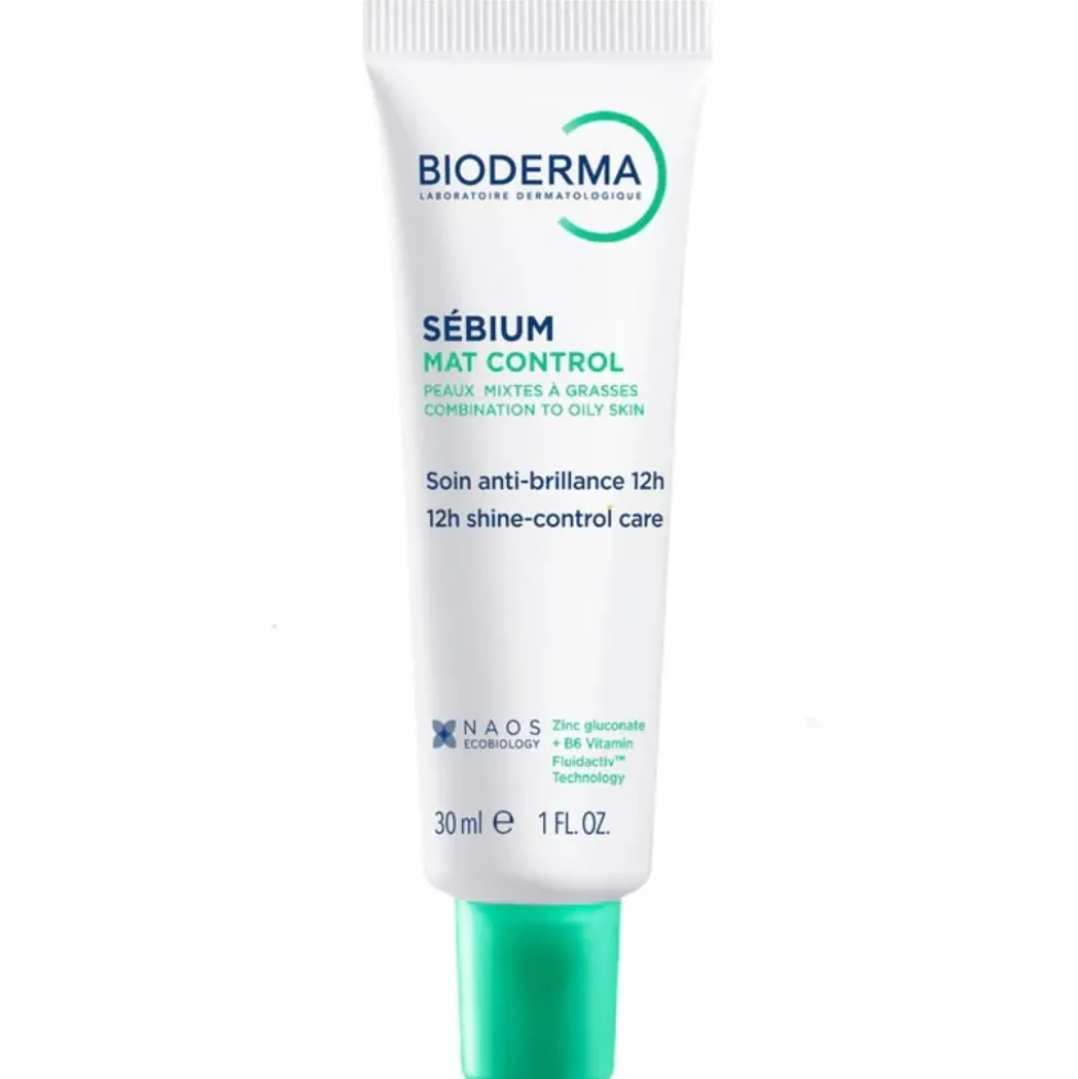 Bioderma Sébium Mat Control - Crema opacizzante e seboregolatrice per pelle mista e grassa, 30 ml