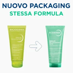 Bioderma Sebium - Gel Moussant Actif Gel Detergente Purificante, 200ml