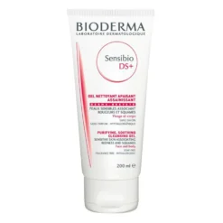 Bioderma Sensibio DS+ - Gel detergente per i rossori e la desquamazione di viso e corpo, 200 ml
