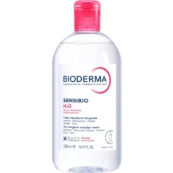 Bioderma Sensibio H2O - Acqua micellare viso per detergere e struccare le pelli sensibili, 500 ml