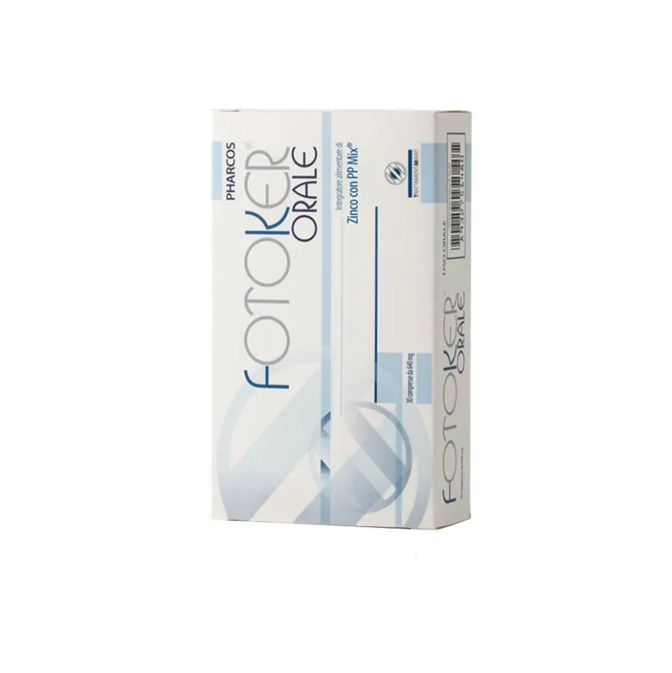 Biodue Pharcos Fotoker - Orale Integratore Alimentare, 30 Compresse