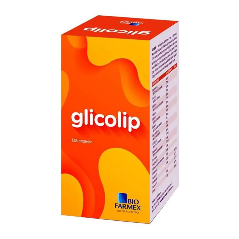 Biofarmex Glicolip Modulatore Assorbimento di Zuccheri e Grassi, 120 Compresse