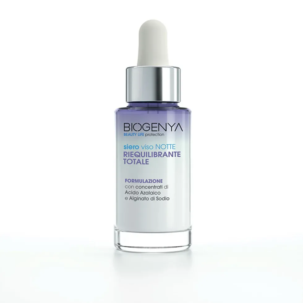Biogenya Beauty Life Protection - Siero Riequilibrante Totale Notte, 30ml
