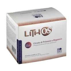Biohealth Lithos - integratore magnesio e potassio, 60 bustine da 3,85 g