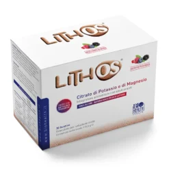 Biohealth Lithos Integratore Potassio e Magnesio Frutti di Bosco, 30 Bustine