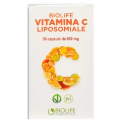 Biolife Vitamina C Lipos - Integratore alimentare per le difese immunitarie, 30 capsule