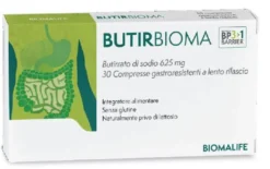 Biomalife Butirbioma - Integratore per il benessere intestinale, Butirbioma 30cpr Unifarco